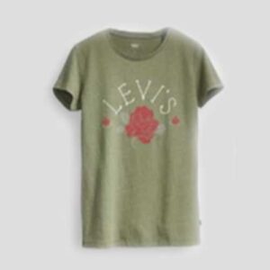 Levis Womens Rose Logo Bronze Green 322223-0246-0